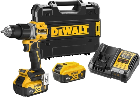 Шуруповерт DeWalt DCD805P2T-QW аккум. патрон:быстрозажимной (кейс в комплекте)