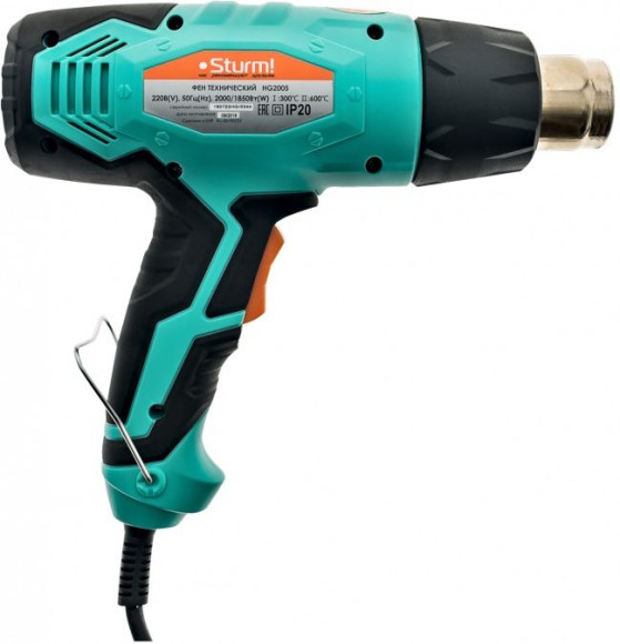 Технический фен Sturm! HG2005 1850Вт темп.300/600С Технический фен Sturm! HG2005 1850Вт темп.300/600С