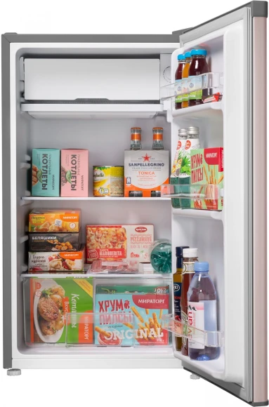 Холодильник Maunfeld MFF83GD 1-нокамерн. золотистый/серый мат. Холодильник Maunfeld MFF83GD 1-нокамерн. золотистый/серый мат.