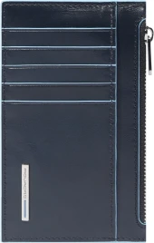Чехол для кредитных карт Piquadro Blue Square PP6561B2R/BLU2 темно-синий натур.кожа