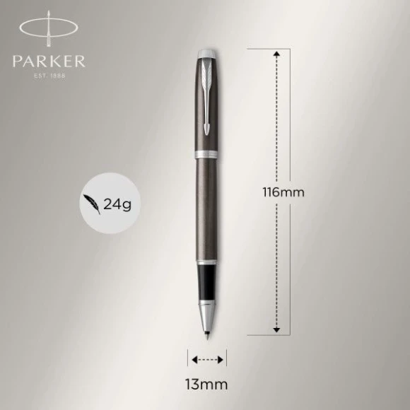 Ручка роллер Parker IM Core T321 (1931664) Dark Espresso CT F черн. черн. подар.кор. Ручка роллер Parker IM Core T321 (1931664) Dark Espresso CT F черн. черн. подар.кор.