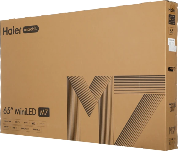 Телевизор LED Haier 65" M7 Frameless черный 4K Ultra HD 144Hz MEMC DVB-T DVB-T2 DVB-C DVB-S2 USB WiFi Smart TV Телевизор LED Haier 65" M7 Frameless черный 4K Ultra HD 144Hz MEMC DVB-T DVB-T2 DVB-C DVB-S2 USB WiFi Smart TV