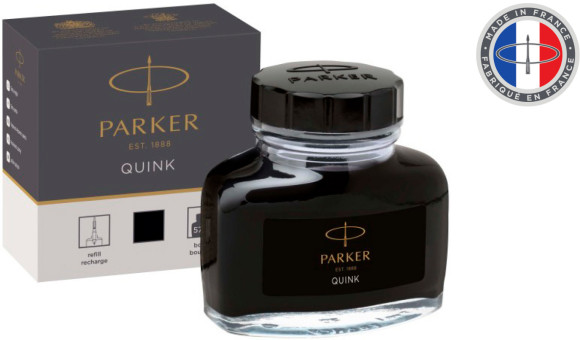 Флакон с чернилами Parker Quink Z13 (1950375) черные чернила 57мл для ручек перьевых Флакон с чернилами Parker Quink Z13 (1950375) черные чернила 57мл для ручек перьевых
