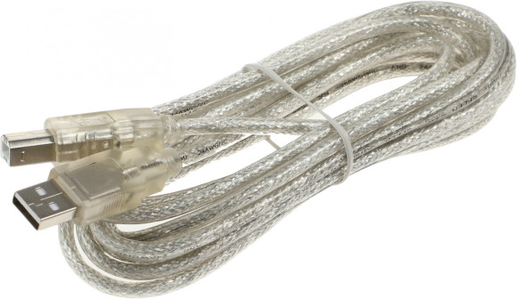 Кабель Ningbo USB A(m) USB B(m) 3м серебристый Кабель Ningbo USB A(m) USB B(m) 3м серебристый