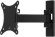 Кронштейн для телевизора Ultramounts UM874 черный 13"-27" макс.20кг настенный поворот и наклон