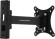 Кронштейн для телевизора Ultramounts UM874 черный 13"-27" макс.20кг настенный поворот и наклон