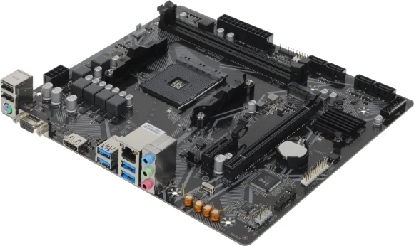 Материнская плата Gigabyte A520M K V2 Soc-AM4 AMD A520 2xDDR4 mATX AC`97 8ch(7.1) GbLAN RAID+VGA+HDMI