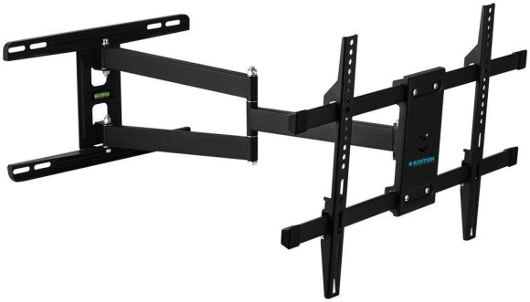 Кронштейн для телевизора Kromax DIX-20 черный 22"-65" макс.45кг настенный поворотно-выдвижной и наклонный Кронштейн для телевизора Kromax DIX-20 черный 22"-65" макс.45кг настенный поворотно-выдвижной и наклонный