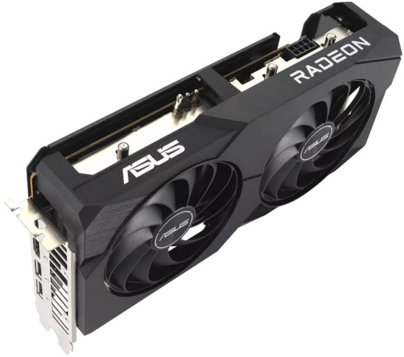 Видеокарта Asus PCI-E 4.0 DUAL-RX6600-8G AMD Radeon RX 6600 8Gb 128bit GDDR6 2044/14000 HDMIx1 DPx3 HDCP Ret