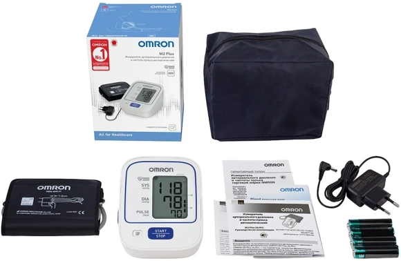 Тонометр автоматический Omron M2 Plus (ALRU)