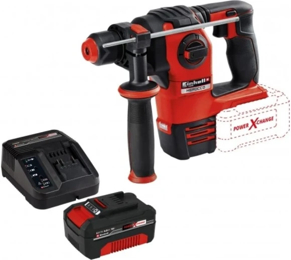 Перфоратор Einhell PXC HEROCCO патрон:SDS-plus уд.:2.2Дж аккум. (кейс в комплекте)