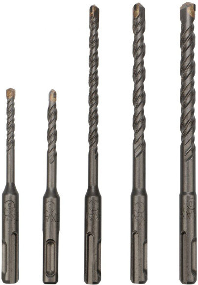 Набор буров Rexant 91-0406 по бет/кирп/камн (5пред.) для перфораторов