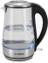 Чайник электрический Hyundai HYK-G8406 1.7л. 2200Вт прозрачный/черный корпус: металл Чайник электрический Hyundai HYK-G8406 1.7л. 2200Вт прозрачный/черный корпус: металл