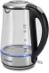 Чайник электрический Hyundai HYK-G8406 1.7л. 2200Вт прозрачный/черный корпус: металл Чайник электрический Hyundai HYK-G8406 1.7л. 2200Вт прозрачный/черный корпус: металл