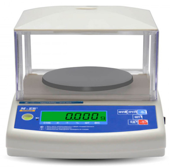 Весы лабораторные Mertech M-ER 122ACFJR-300.005 белый (3002) Весы лабораторные Mertech M-ER 122ACFJR-300.005 белый (3002)