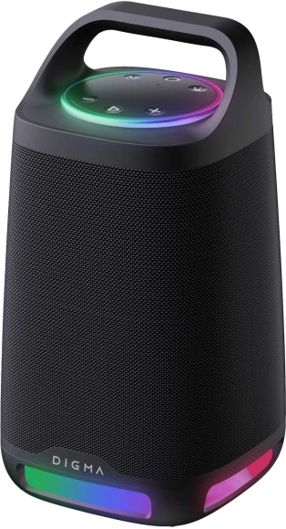 Минисистема Digma D-MC1702 черный 80Вт USB BT