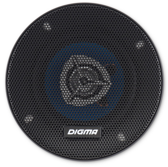 Колонки автомобильные Digma DCA-B402 160Вт 90дБ 4Ом 10см (4дюйм) (ком.:2кол.) коаксиальные двухполосные