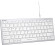 Клавиатура A4Tech FBX51C белый USB беспроводная BT/Radio slim Multimedia (FBX51C WHITE)