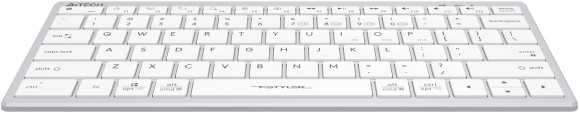 Клавиатура A4Tech FBX51C белый USB беспроводная BT/Radio slim Multimedia (FBX51C WHITE)
