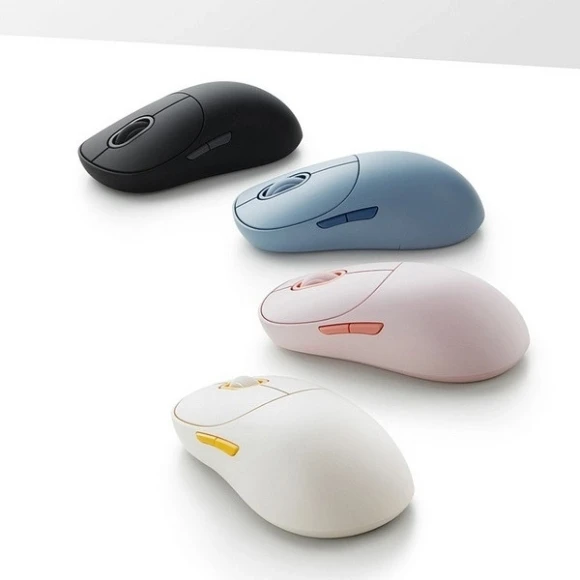 Мышь Xiaomi Wireless Mouse 3 черный оптическая 1200dpi silent беспров. BT/Radio USB для ноутбука 4but (BHR8913GL)