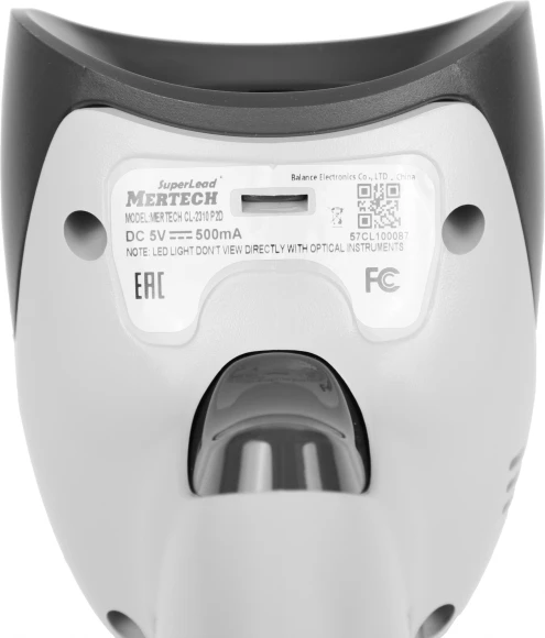 Сканер штрих-кода Mertech CL-2310 Dongle 2D беспроводной белый (4560) Сканер штрих-кода Mertech CL-2310 Dongle 2D беспроводной белый (4560)