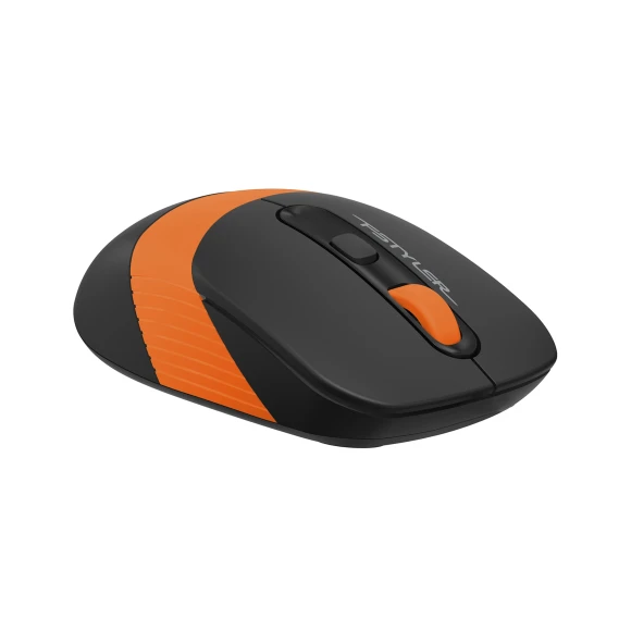 Мышь A4Tech Fstyler FG10 черный/оранжевый оптическая 2000dpi беспров. USB 4but (FG10 ORANGE)