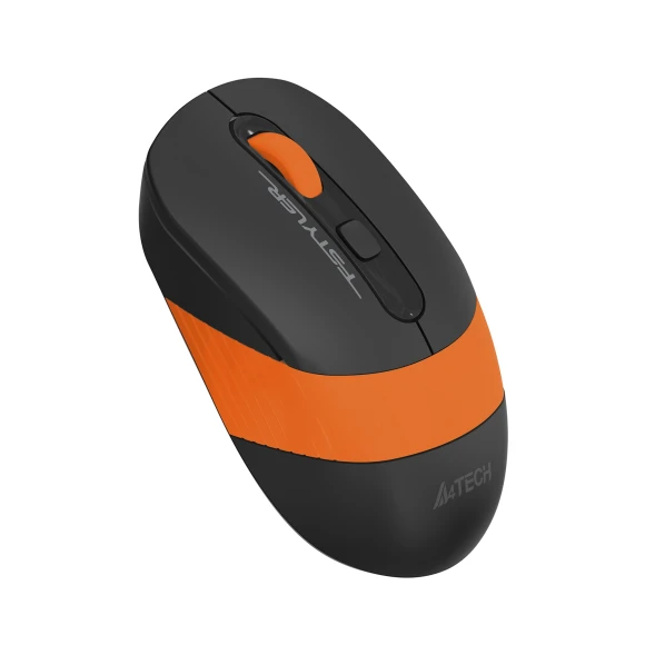 Мышь A4Tech Fstyler FG10 черный/оранжевый оптическая 2000dpi беспров. USB 4but (FG10 ORANGE)