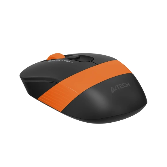 Мышь A4Tech Fstyler FG10 черный/оранжевый оптическая 2000dpi беспров. USB 4but (FG10 ORANGE)