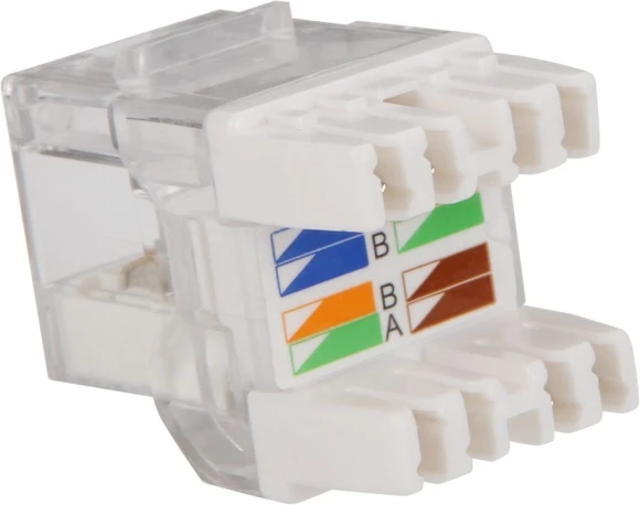 Модуль Lanmaster LAN-OKI45U5E/180 информ. KeystoneRJ45 кат.5E UTP бел. Модуль Lanmaster LAN-OKI45U5E/180 информ. KeystoneRJ45 кат.5E UTP бел.