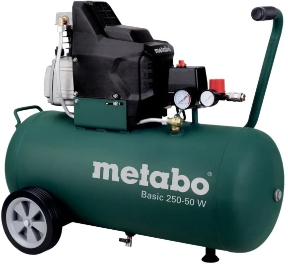 Компрессор поршневой Metabo Basic 250-50 W масляный 110л/мин 50л 1500Вт зеленый Компрессор поршневой Metabo Basic 250-50 W масляный 110л/мин 50л 1500Вт зеленый