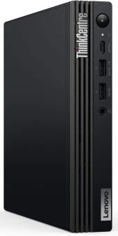Неттоп Lenovo ThinkCentre Tiny M70q-5 slim i7 14700T (1.3) 16Gb SSD512Gb UHDG 770 Windows 11 Pro 64 GbitEth WiFi BT 135W kb мышь клавиатура черный (12TDS1WR00)