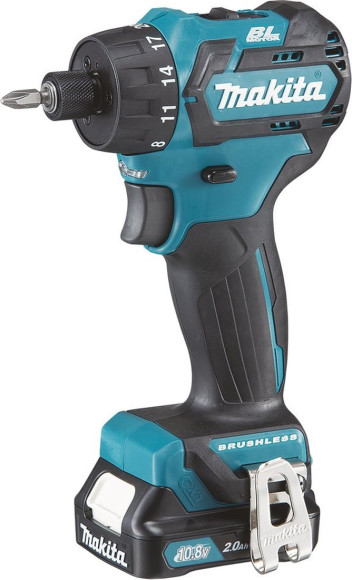 Дрель-шуруповерт Makita DF332DWAE аккум. патрон:быстрозажимной (кейс в комплекте)