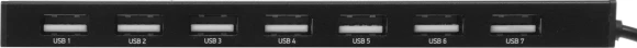 Разветвитель USB-C Digma HUB-7U2.0-UC-B 7порт. черный Разветвитель USB-C Digma HUB-7U2.0-UC-B 7порт. черный