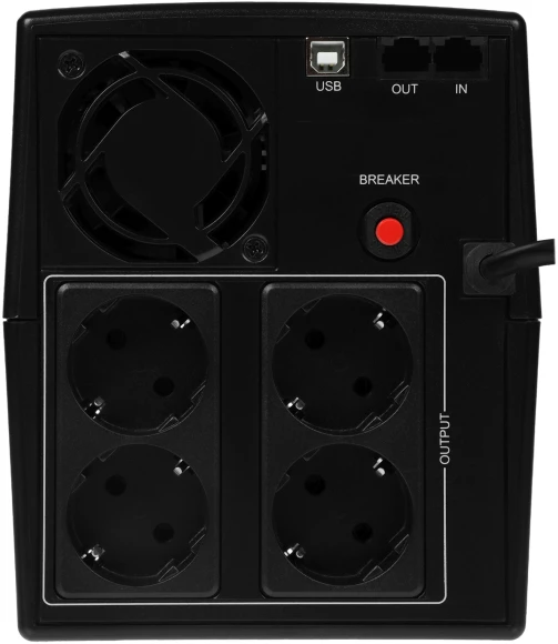 Источник бесперебойного питания Ippon Back Basic 2200 Euro 1320Вт 2200ВА черный