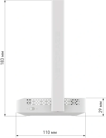 Роутер беспроводной Keenetic Netcraze Air (NC-1613) AC1200 10/100BASE-TX белый Роутер беспроводной Keenetic Netcraze Air (NC-1613) AC1200 10/100BASE-TX белый