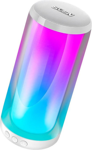 Колонка порт. Sven AC PS-265 белый 10W 1.0 BT/3.5Jack/USB 10м 2000mAh (без.бат) (SV-021344)