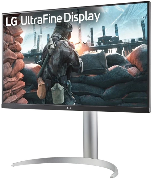Монитор LG 27" UltraFine 27UP650K-W черный IPS LED 16:9 HDMI матовая HAS 1200:1 400cd 178гр/178гр 3840x2160 60Hz DP 4K 5.9кг