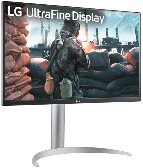Монитор LG 27" UltraFine 27UP650K-W черный IPS LED 16:9 HDMI матовая HAS 1200:1 400cd 178гр/178гр 3840x2160 60Hz DP 4K 5.9кг