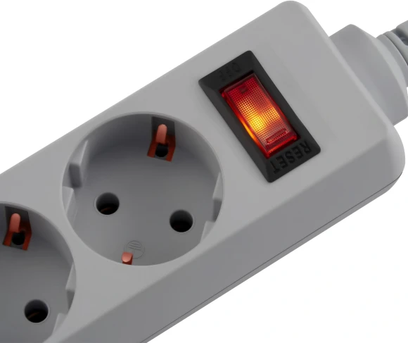 Сетевой фильтр Buro 400SL-1-G 1.5м (4 розетки) серый (пакет ПЭ) Сетевой фильтр Buro 400SL-1-G 1.5м (4 розетки) серый (пакет ПЭ)