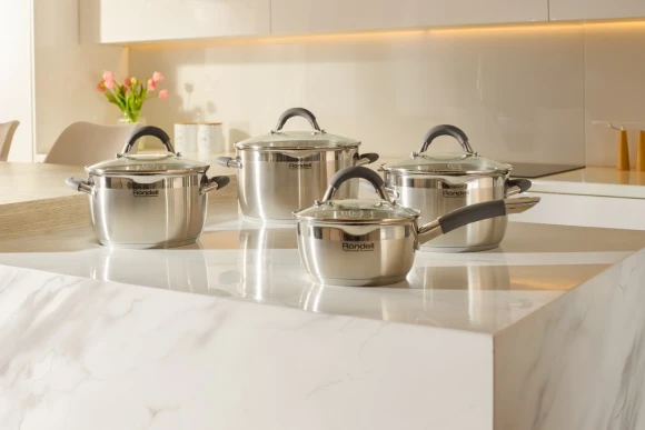 Набор кастрюль Rondell Flamme RDS-340 4 предмета