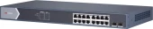 Коммутатор Hikvision DS-3E0518P-E/M(B) (L2) 16x1Гбит/с 2SFP 16PoE 125W неуправляемый Коммутатор Hikvision DS-3E0518P-E/M(B) (L2) 16x1Гбит/с 2SFP 16PoE 125W неуправляемый