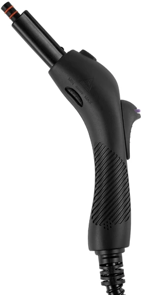 Пароочиститель напольный Kitfort КТ-9185 2000Вт черный/сиреневый