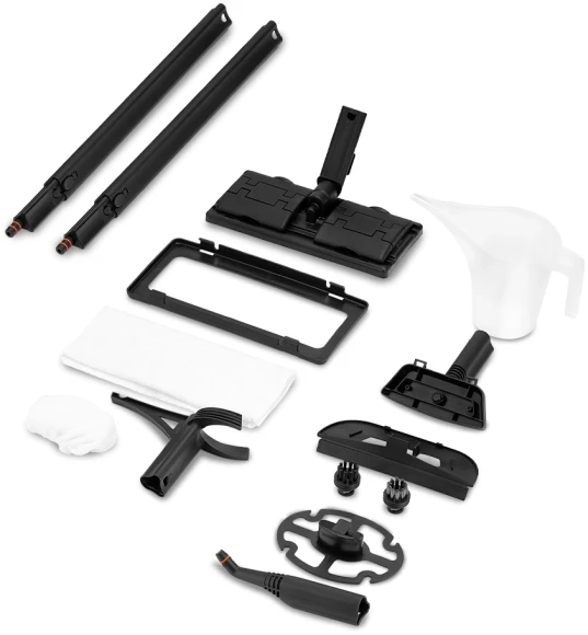 Пароочиститель напольный Kitfort КТ-9185 2000Вт черный/сиреневый