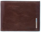 Кошелек мужской Piquadro Blue Square PU1239B2R/MO коричневый натур.кожа Кошелек мужской Piquadro Blue Square PU1239B2R/MO коричневый натур.кожа