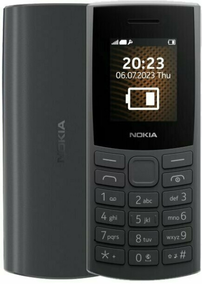 Мобильный телефон Nokia 110 (TA-1567) DS EAC 0.048 черный моноблок 2Sim 1.8" 240x320 Series 30+ 0.3Mpix GSM900/1800 Protect MP3 FM microSD max32Gb