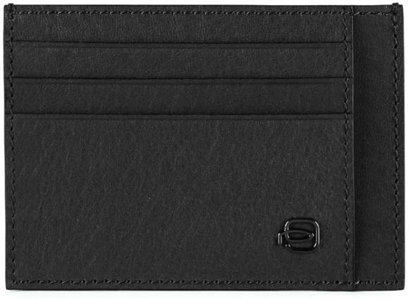 Чехол для кредитных карт Piquadro Black Square PP2762B3R/N черный натур.кожа
