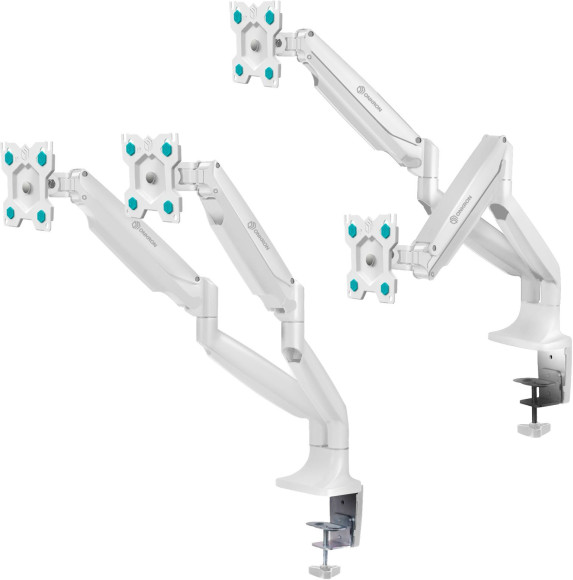 Кронштейн для мониторов Onkron G200 белый 13"-32" макс.18кг настольный поворот и наклон верт.перемещ. Кронштейн для мониторов Onkron G200 белый 13"-32" макс.18кг настольный поворот и наклон верт.перемещ.