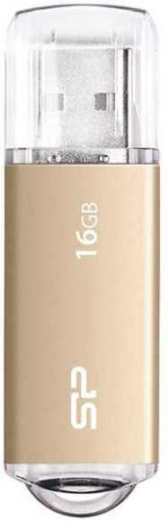 Флеш Диск Silicon Power 16Gb Ultima II-I Series SP016GBUF2M01V1GB6 USB2.0 золотистый