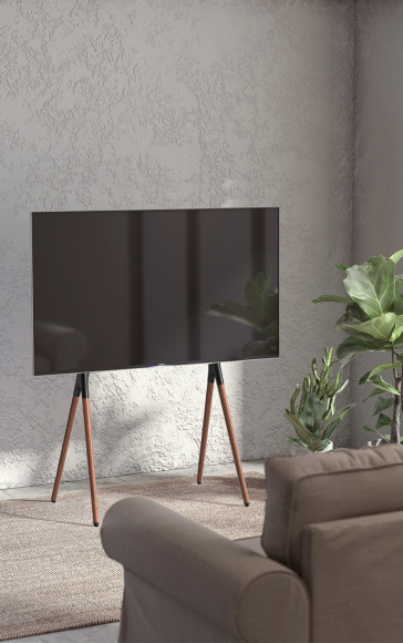 Подставка для телевизора Cactus CS-ST1247BKWN черный/орех 49"-70" макс.40кг напольный Подставка для телевизора Cactus CS-ST1247BKWN черный/орех 49"-70" макс.40кг напольный
