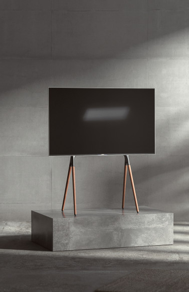Подставка для телевизора Cactus CS-ST1247BKWN черный/орех 49"-70" макс.40кг напольный Подставка для телевизора Cactus CS-ST1247BKWN черный/орех 49"-70" макс.40кг напольный